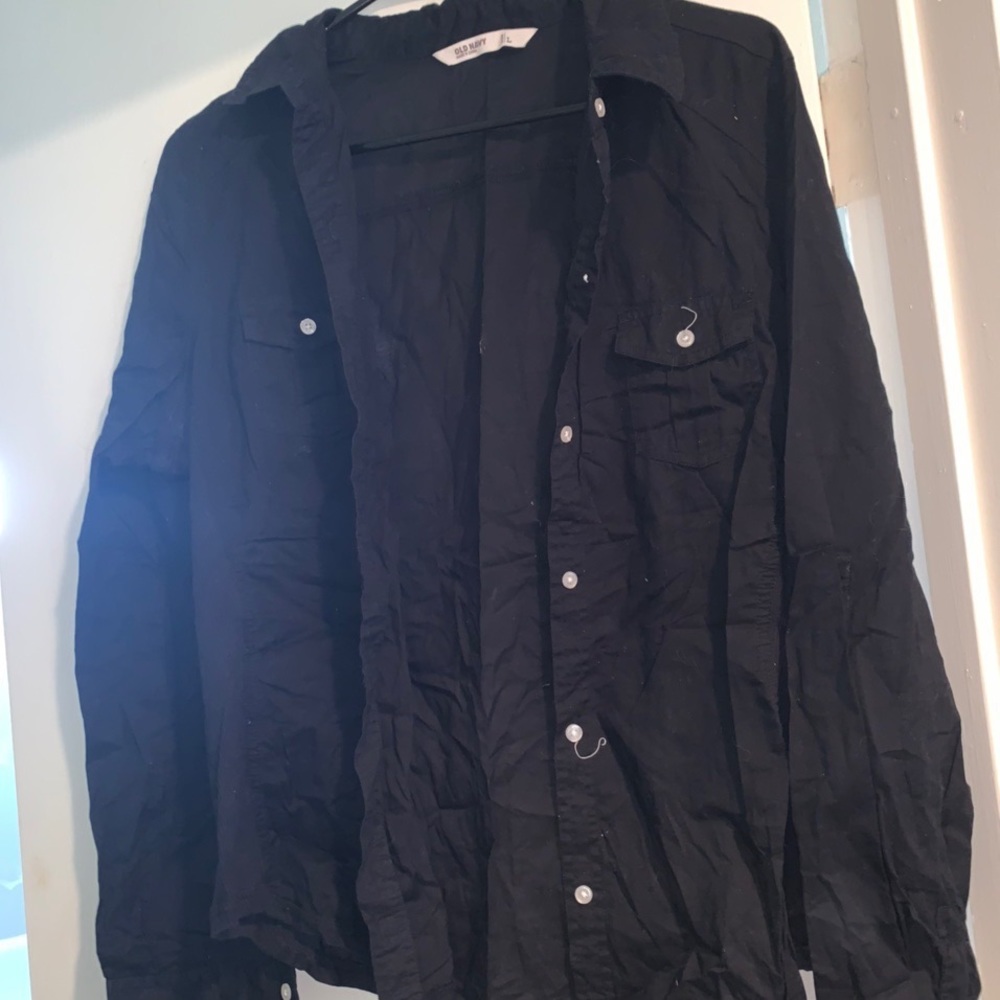 Black Button Down - image 1